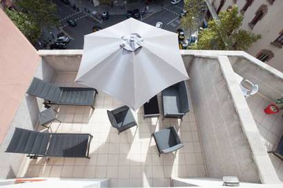 Habitación doble Balcón o Terraza del hotel Medicis. Foto 2