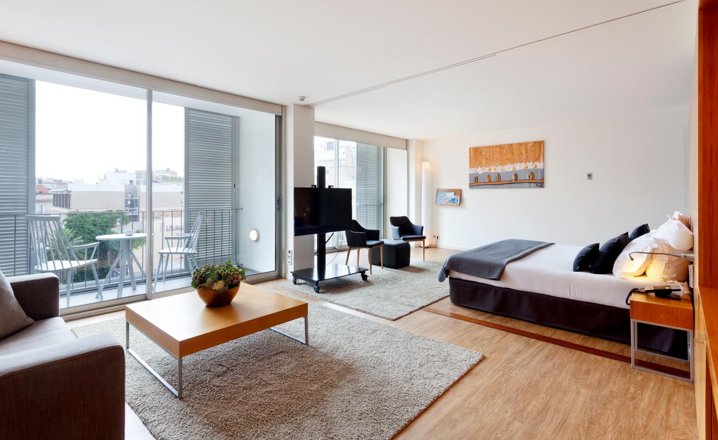 Suite del hotel Condes De Barcelona