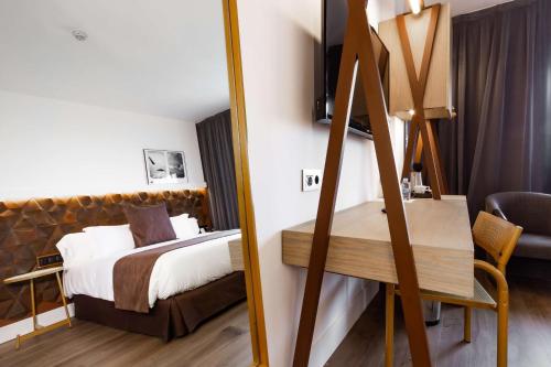 Habitación Standard con 1 cama extragrande y litera - No fumadores del hotel Best Western Plus Hotel Alfa Aeropuerto