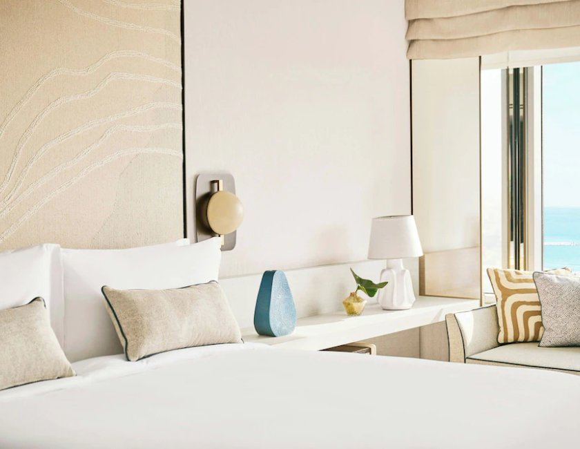 Habitación doble Vista Parcial Mar 1 Cama king Normal del hotel Arts Barcelona. Foto 1