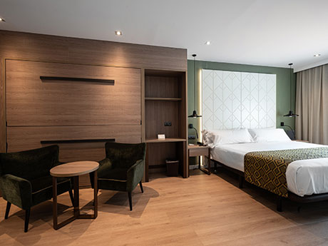 Habitación doble Superior del hotel Catalonia Park Putxet. Foto 1