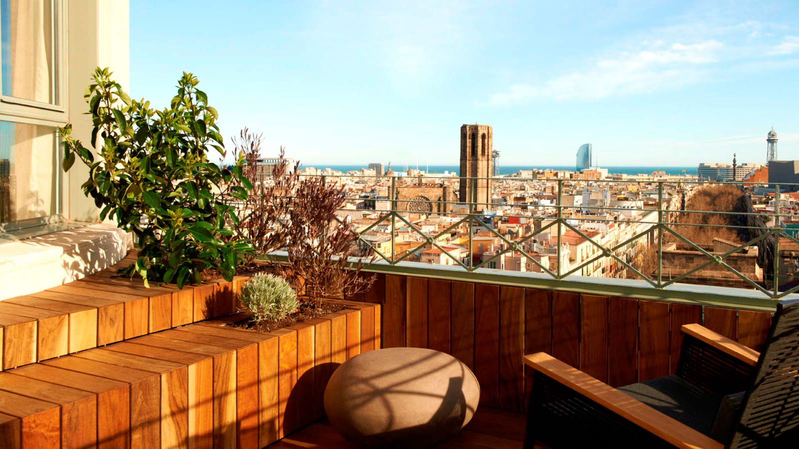 Suite Panorámica del hotel Le Meridien Barcelona