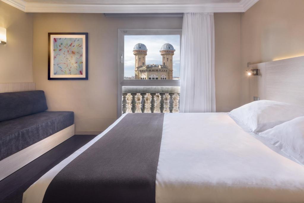 Habitación doble Vista ciudad Confort del hotel Serhs Rivoli Rambla