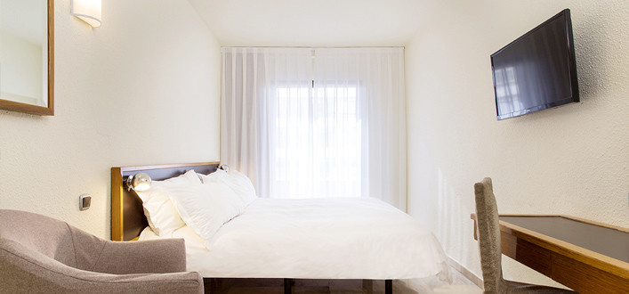 Habitación Doble XL del hotel Moxy Barcelona