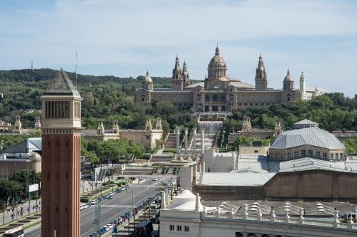 Habitación Superior con vistas a la ciudad del hotel Catalonia Barcelona Plaza