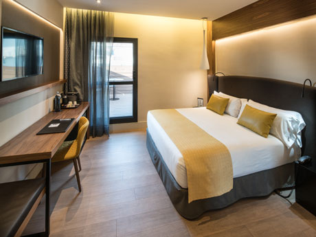 Habitación doble Lujo Piscina Privada del hotel Catalonia Eixample 1864