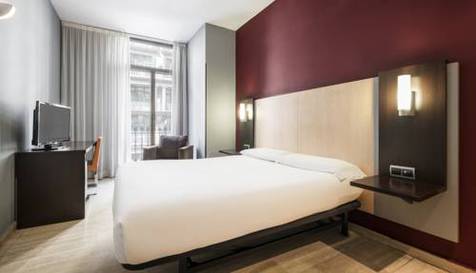 Habitación doble del hotel Ilunion Almirante