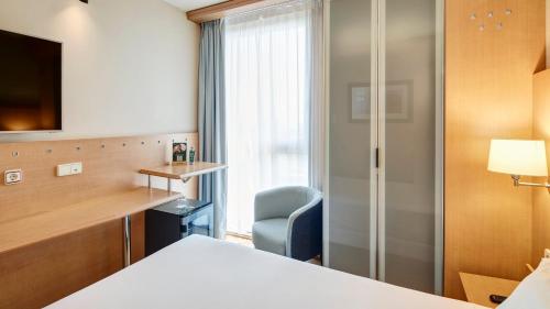 Single room del hotel Sercotel Porta Barcelona. Foto 1