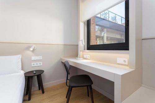 Habitación Individual del hotel Terrassa Confort. Foto 1