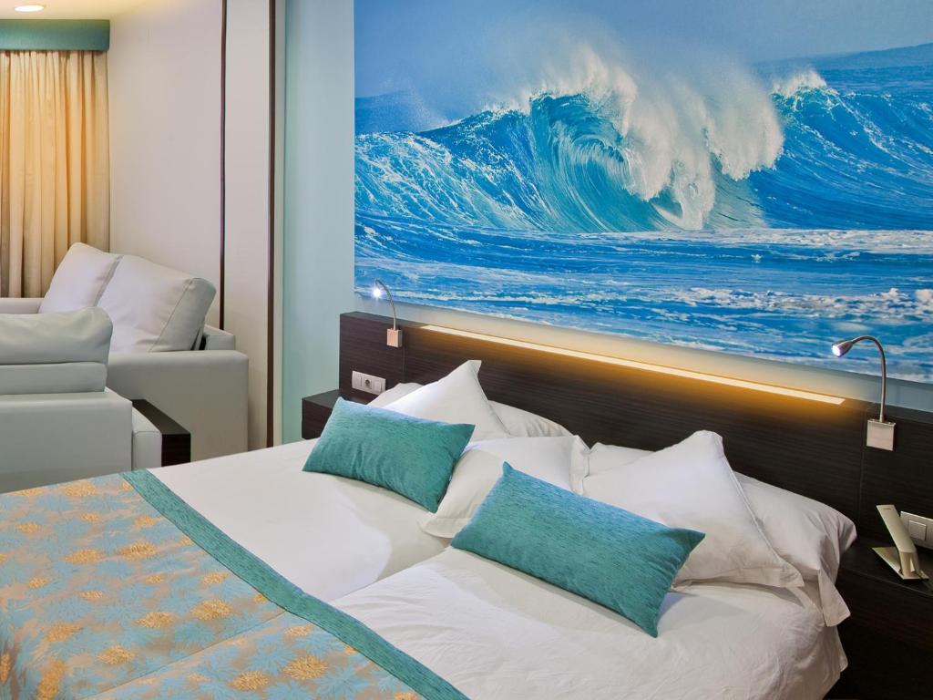 Habitación doble del hotel Villa del Mar. Foto 1