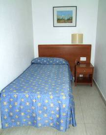 Habitación individual del hotel Marconi