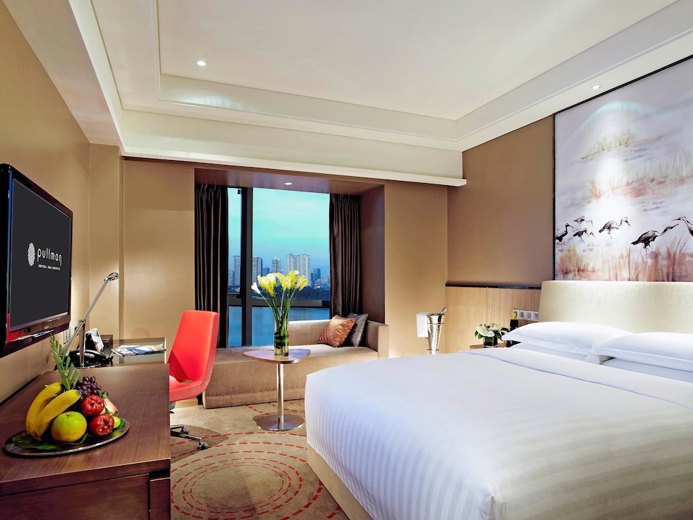 Habitación Deluxe con 1 Cama King, Vistas al Parque del hotel Pullman Xiamen Powerlong. Foto 3