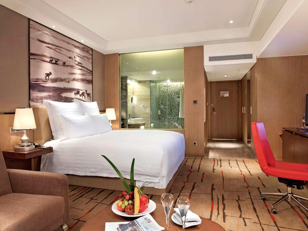 Habitación Deluxe con 1 Cama King, Piso Ejecutivo del hotel Pullman Xiamen Powerlong. Foto 8