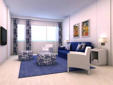 Suite VIP Premier del hotel Tahití Playa Suites