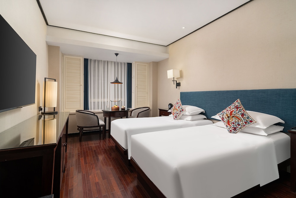 Habitación Deluxe con 2 camas individuales del hotel Ssaw Boutique Shanghai Bund