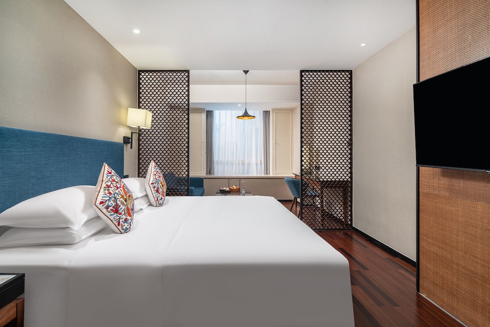 Habitación ejecutiva, vistas a la ciudad del hotel Ssaw Boutique Shanghai Bund. Foto 1