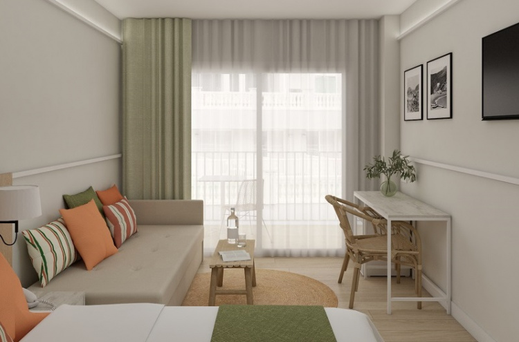 Habitación cuádruple Lujo del hotel Don Juan Tossa