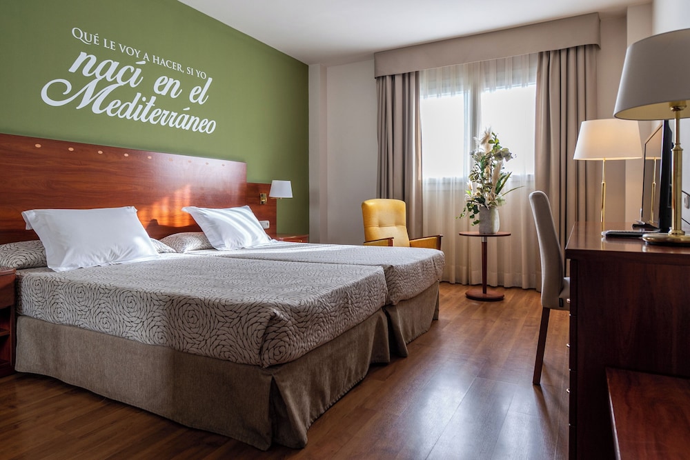 Habitación con 1 cama doble o 2 individuales del hotel Avenida