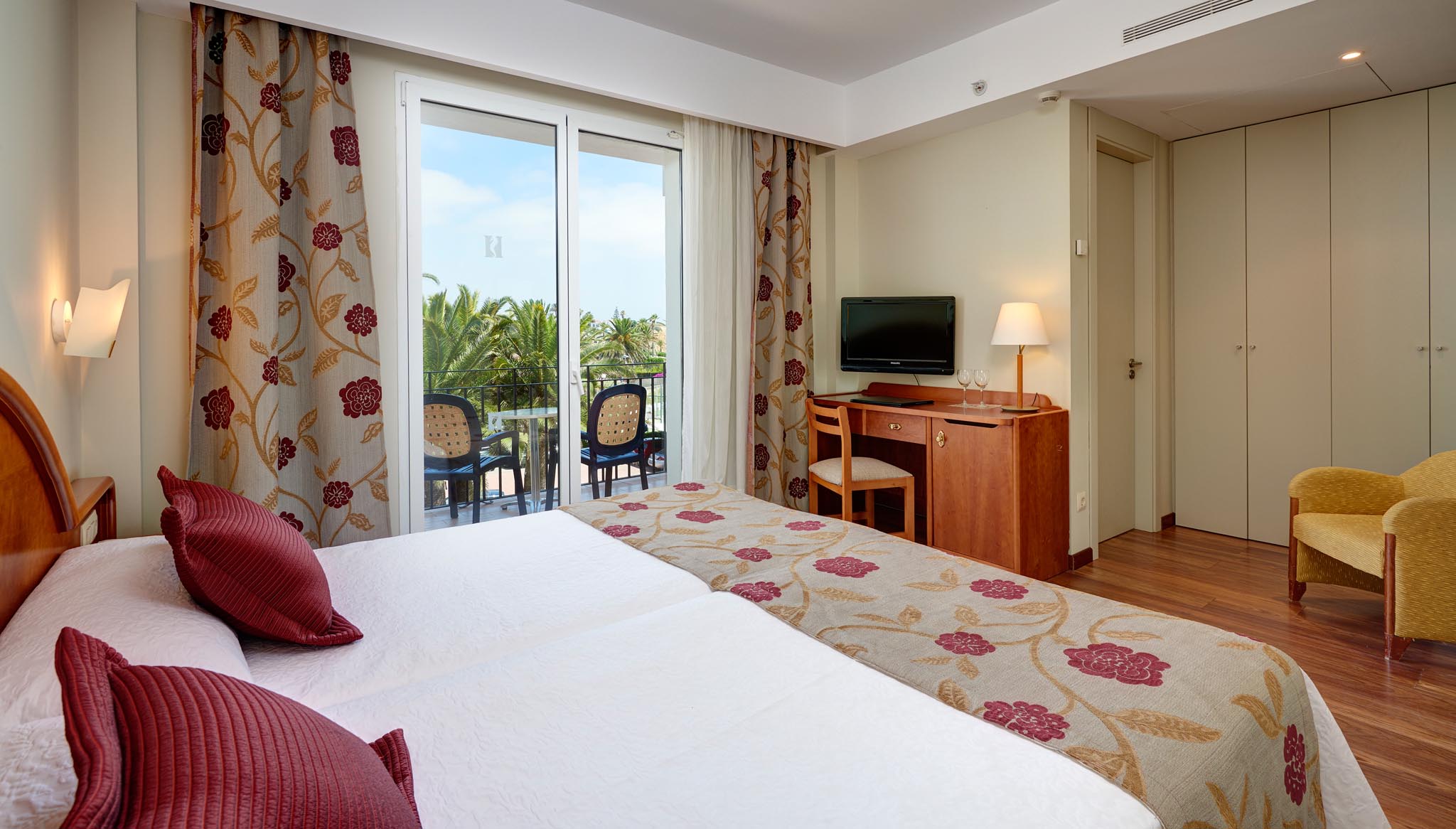 Habitación doble Vista Parcial Mar del hotel Hipotels Flamenco Conil. Foto 2