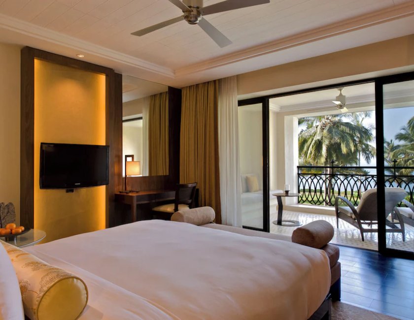 Habitación, 2 camas individuales, balcón, vistas al jardín del hotel Grand Hyatt Goa