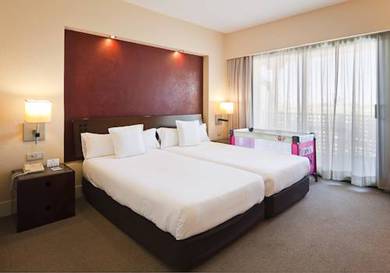 Habitación doble 2 camas del hotel DoubleTree by Hilton Islantilla Beach Golf Resort