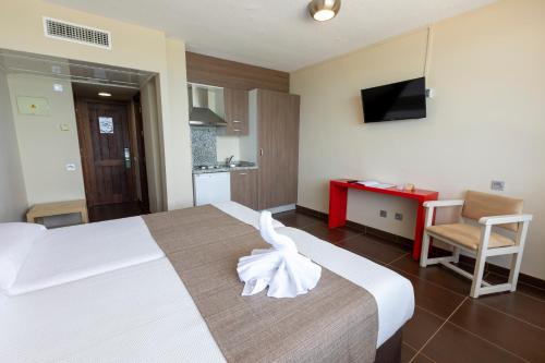 Estudio Vista Mar Vista Mar Sofá Cama incluido Sofá Cama incluido 2 Camas individuales 2 Camas individuales del hotel Flamero. Foto 2