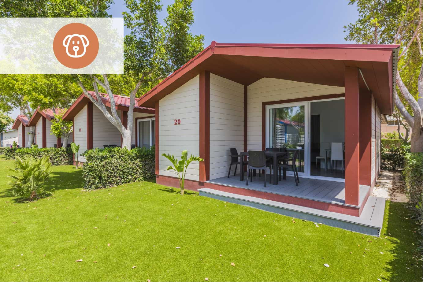 Bungalow Creta Confort Plus del hotel Alannia Guardamar Resort. Foto 3