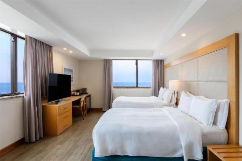 Suite Familiar - Frente al océano del hotel Hilton Copacabana Rio De Janeiro. Foto 2