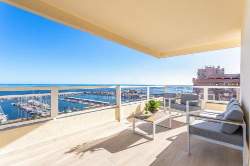 Suite con vistas al mar del hotel Pyr Fuengirola