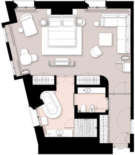 Estudio suite del hotel Bvlgari London. Foto 6