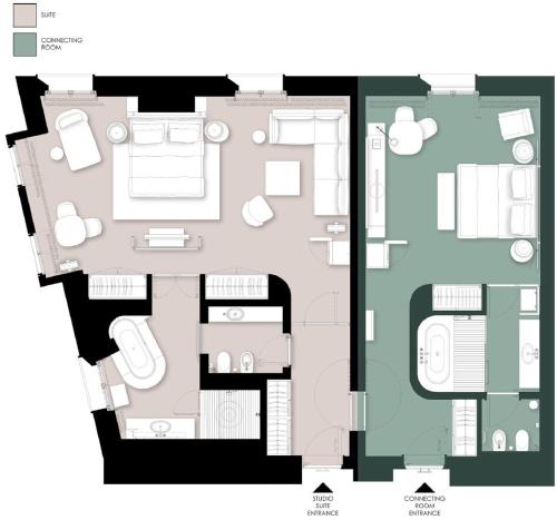 Estudio suite del hotel Bvlgari London. Foto 7
