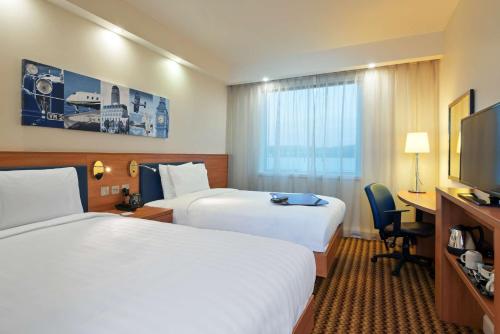 Habitación Doble - 2 camas del hotel Hampton By Hilton London Luton Airport