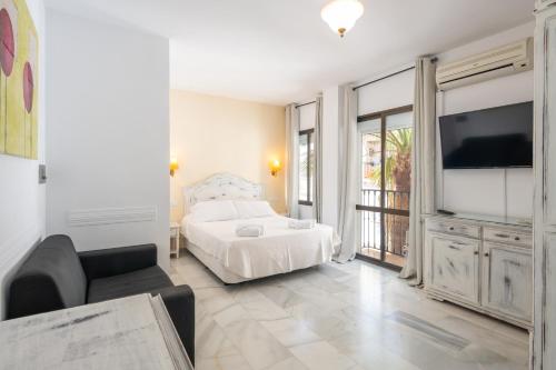 Estudio con balcón del hotel Playamaro