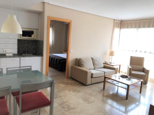 Apartamento 1 habitación Vista ciudad Sofá Cama incluido 1 Cama doble kitchenette del hotel Plaza Picasso. Foto 1