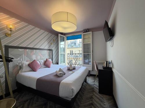 Habitación Doble con balcón del hotel Gérando. Foto 4