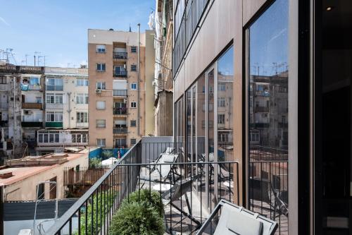 Habitación Doble Superior con terraza del hotel Catalonia Gran Vía Bcn