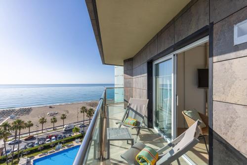 Suite Sol con vistas frontales al mar del hotel Sol Principe. Foto 7