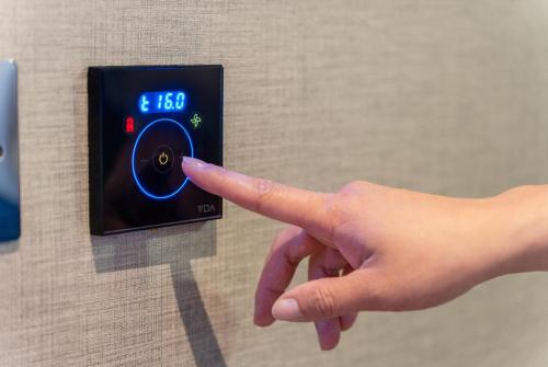 Habitación Doble adaptada para personas con discapacidad (sin ventanas) del hotel Point A - Westminster, London. Foto 3