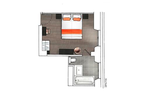 Habitación Doble Superior - 2 camas del hotel France D'antin Opéra. Foto 3