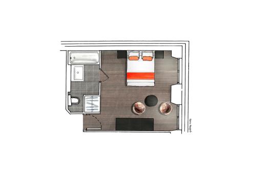Habitación Doble Superior del hotel France D'antin Opéra. Foto 3
