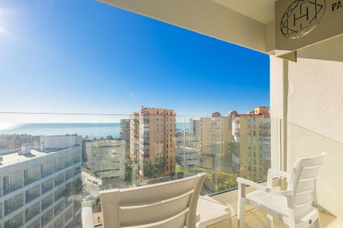 Habitación Doble Estándar con vistas al mar - 2 camas del hotel Parasol by Dorobe. Foto 2