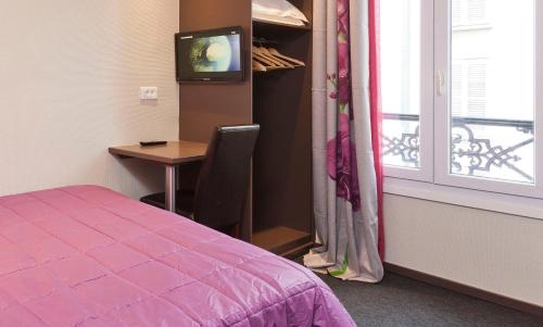 Habitación Individual del hotel Montsouris Orleans. Foto 3
