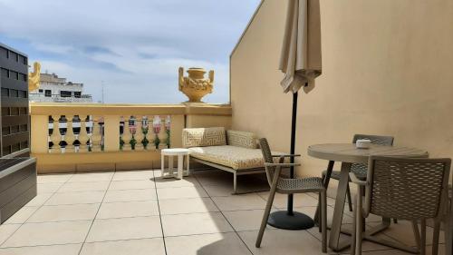 Habitación Doble Premium con terraza del hotel Sardinero Madrid. Foto 6