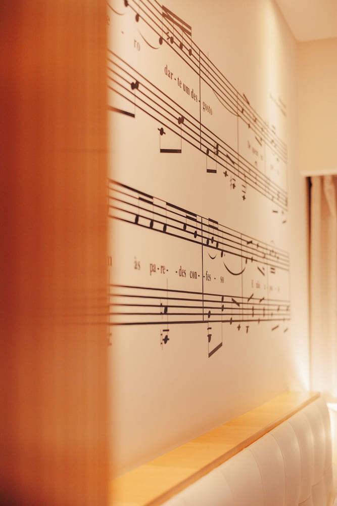 Habitación estándar con 2 camas individuales del hotel Da Música