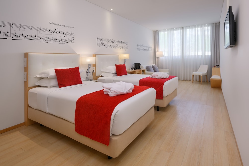 Habitación superior con 2 camas individuales del hotel Da Música