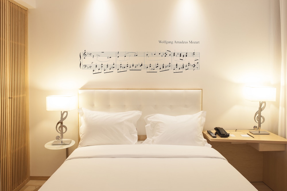 Habitación individual del hotel Da Música