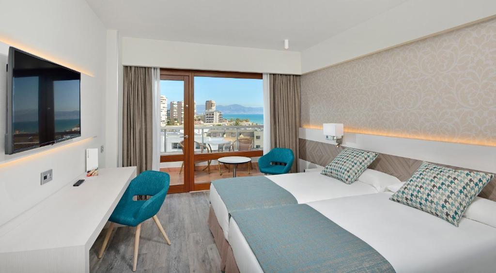 Habitación doble Vista Parcial Mar del hotel Sol Torremolinos-Don Pablo