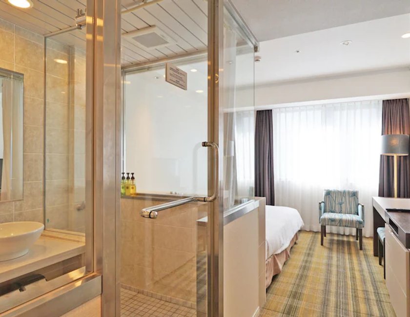 Habitación estándar doble, no fumadores (Semi Double) del hotel Chisun Grand Takayama. Foto 5
