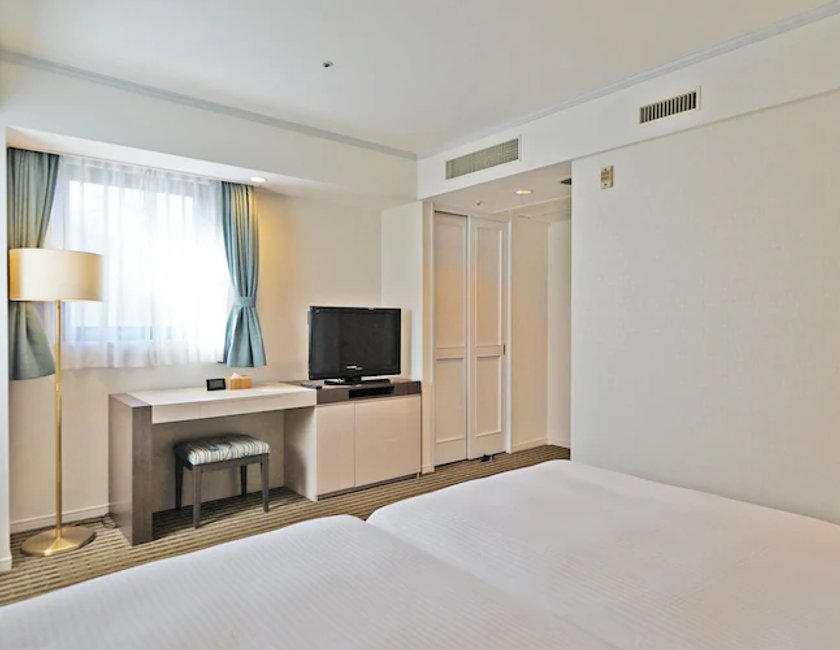 Habitación estándar con 2 camas individuales, no fumadores del hotel Chisun Grand Takayama. Foto 2