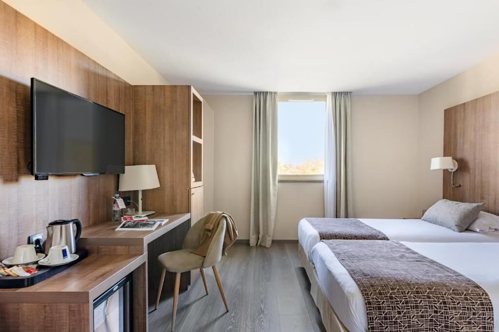 Habitación estándar con 2 camas individuales del hotel ibis Styles Lyon Sud Brignais